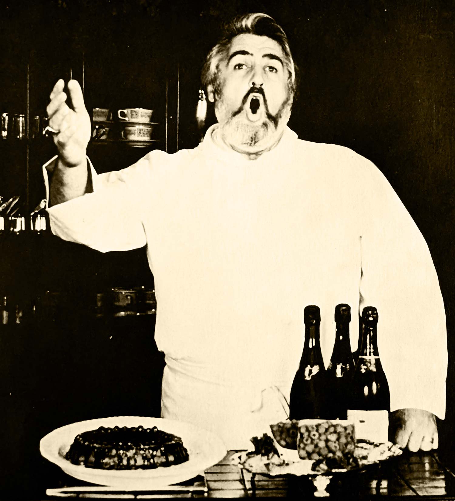 Chef Robert Dickson singing